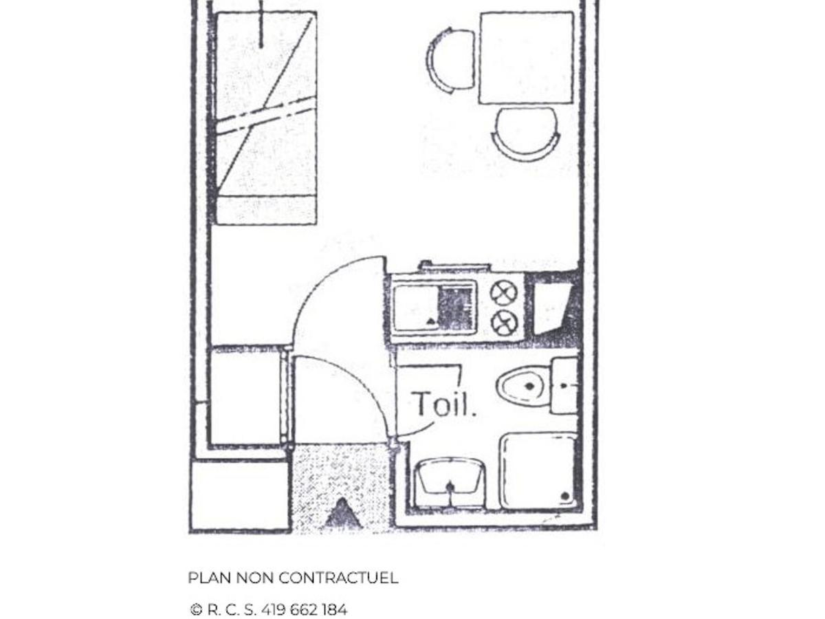 圣马丁德贝尔维尔Studio Economique 2 Pers. Avec Balcon Aux Menuires, Animaux Admis - Fr-1-452-160公寓 外观 照片